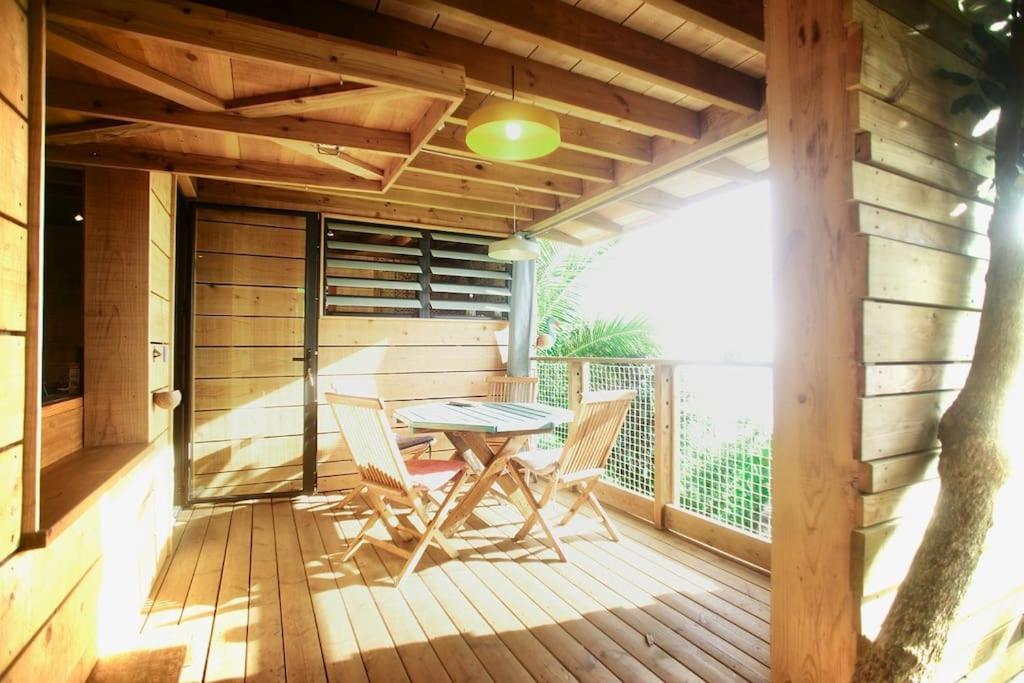 Bungalow Ecologique Avec Toilettes Seches Leu Kabanon Vue Mer Saint-Leu Eksteriør billede