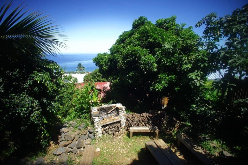 Bungalow Ecologique Avec Toilettes Seches Leu Kabanon Vue Mer Saint-Leu Eksteriør billede