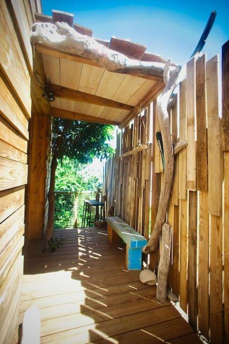 Bungalow Ecologique Avec Toilettes Seches Leu Kabanon Vue Mer Saint-Leu Eksteriør billede