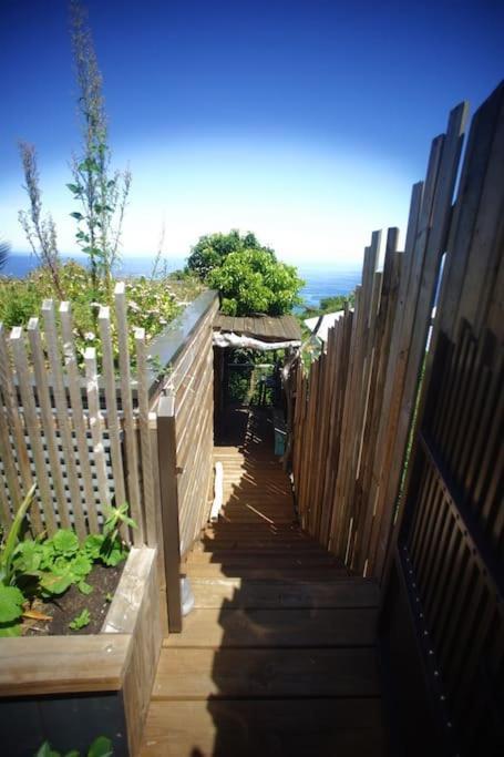 Bungalow Ecologique Avec Toilettes Seches Leu Kabanon Vue Mer Saint-Leu Eksteriør billede